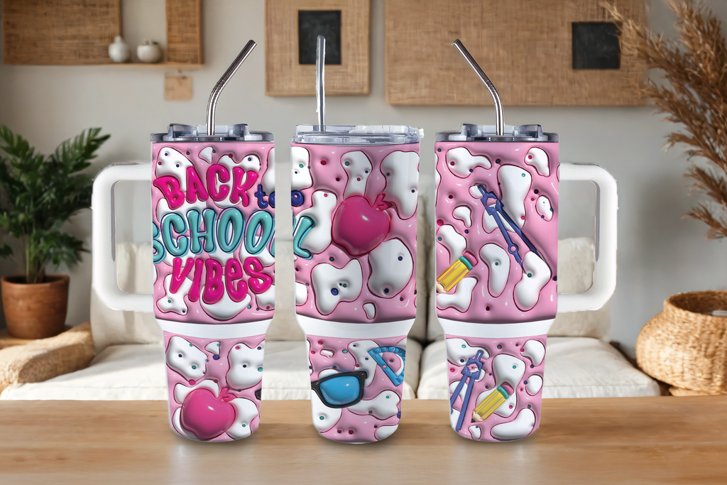 Assorted Ready to Press Sublimation Tumbler Prints (12 Pack) - Back to School Teachers