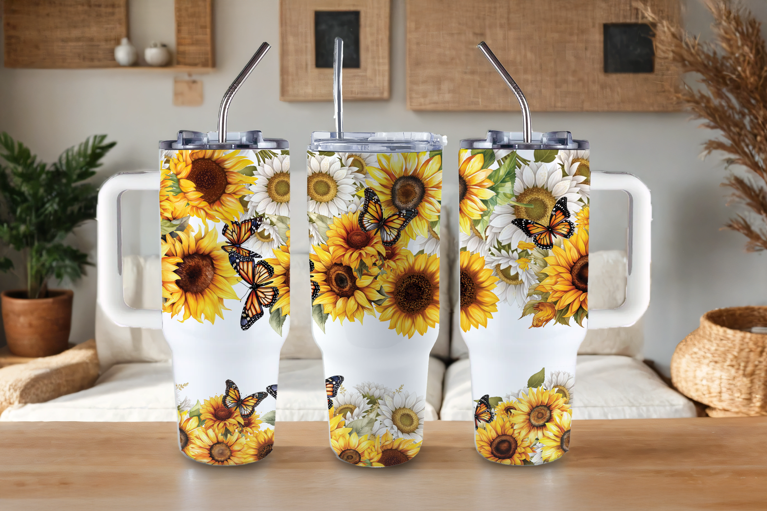Assorted Ready to Press Sublimation Tumbler Prints (12 Pack) - Spring Bloom