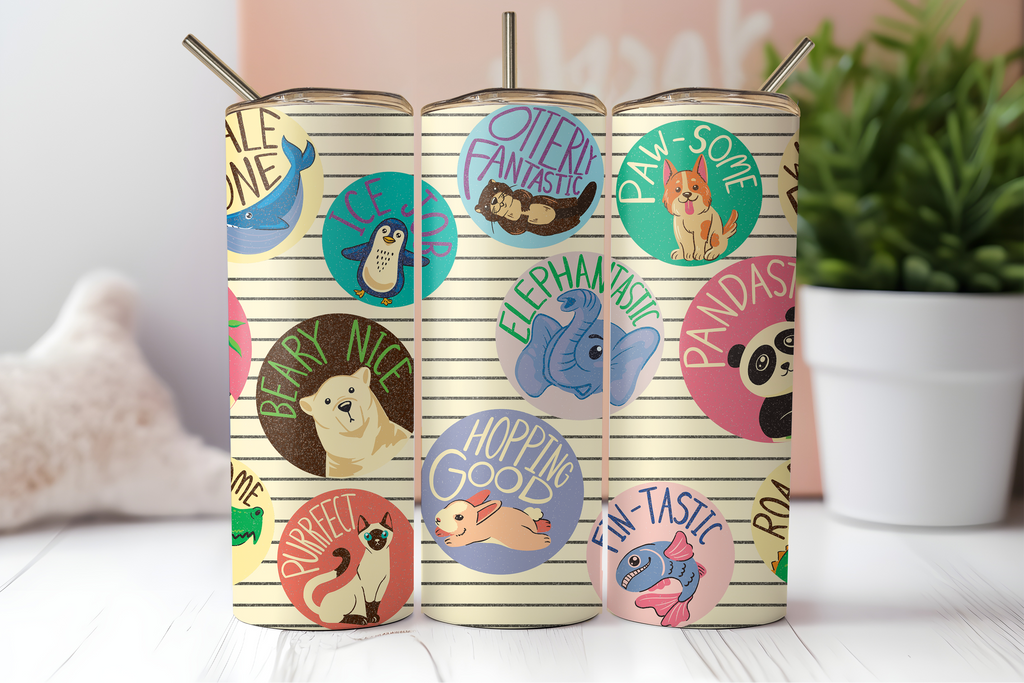Assorted Ready to Press Sublimation Tumbler Prints (12 Pack) - Back to School Teachers