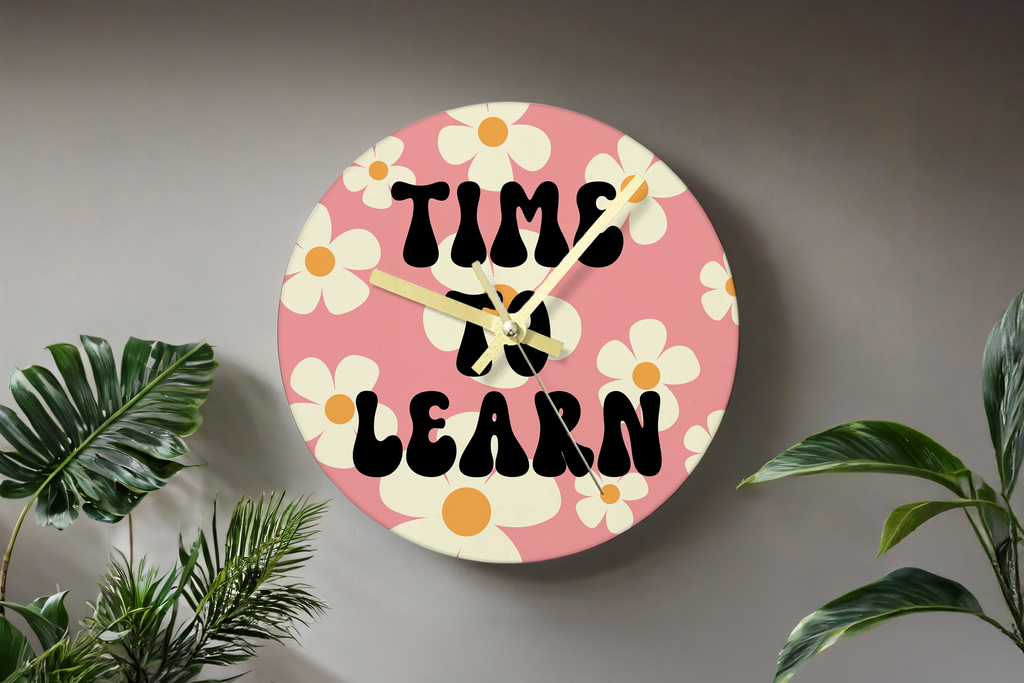 Assorted Ready to Press Sublimation - Classroom Clocks (12 Pack)