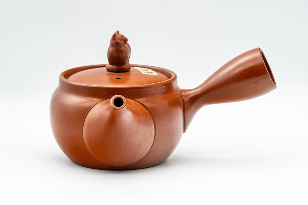 Japanese Kyusu - House Cat Tokoname-yaki Teapot - 330ml