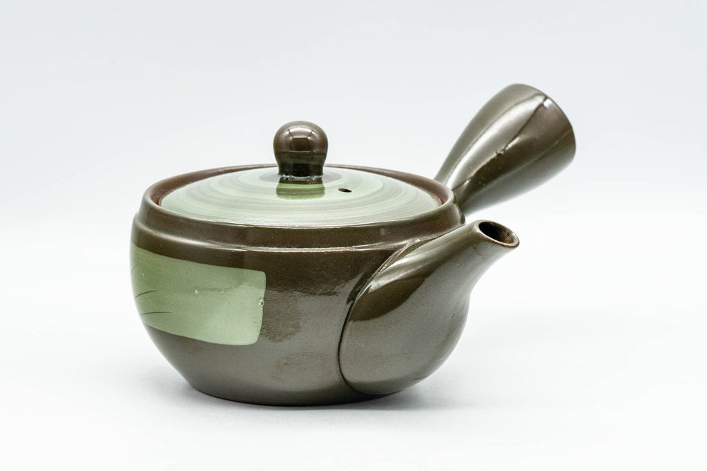 Japanese Kyusu - Green Hakeme Mesh Teapot - 250ml