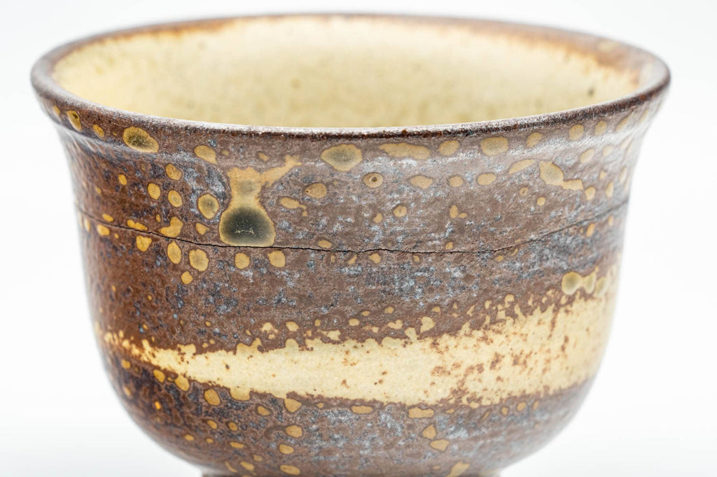 Japanese Teacup - Ash Glazed Shigaraki-yaki Yunomi - 75ml