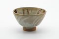 Japanese Matcha Bowl - Beige Yellow Milky Hare's Fur Glazed Chawan - 450ml