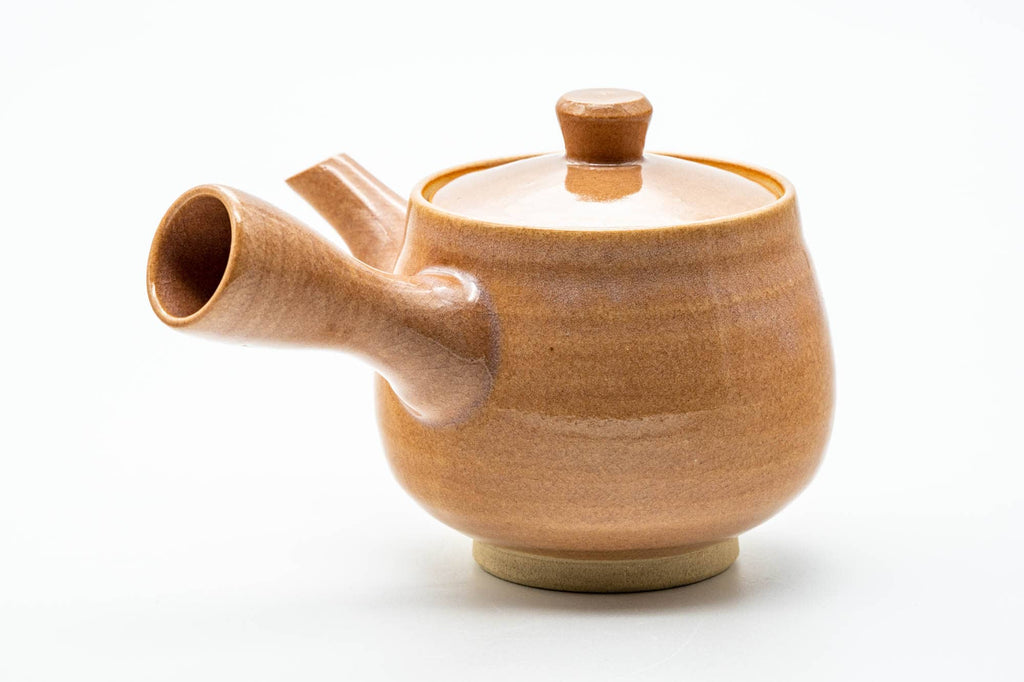 Japanese Kyusu - Pink Hagi-yaki Ceramic Filter Teapot - 300ml