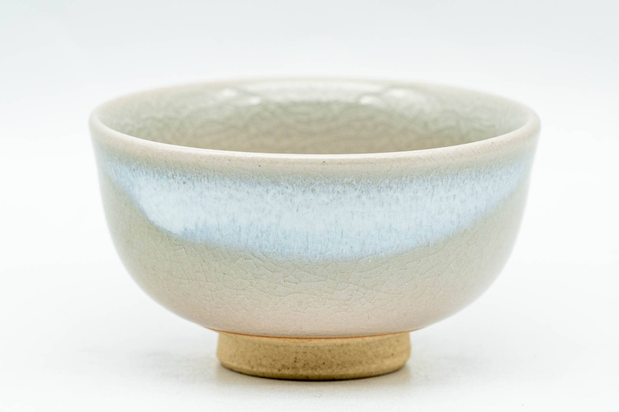 Japanese Teacup - 天鵬山 Tsubaki Kiln - Pair of Small Hagi-yaki Guinomi - 40ml