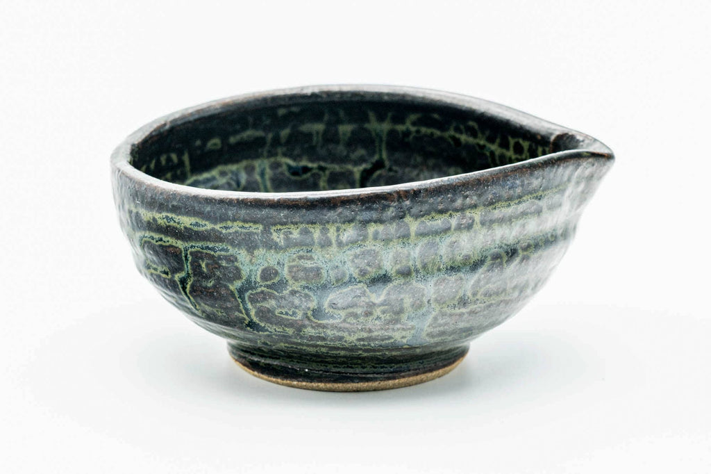 Japanese Katakuchi - Metallic Green Glazed Water Cooler - 200ml