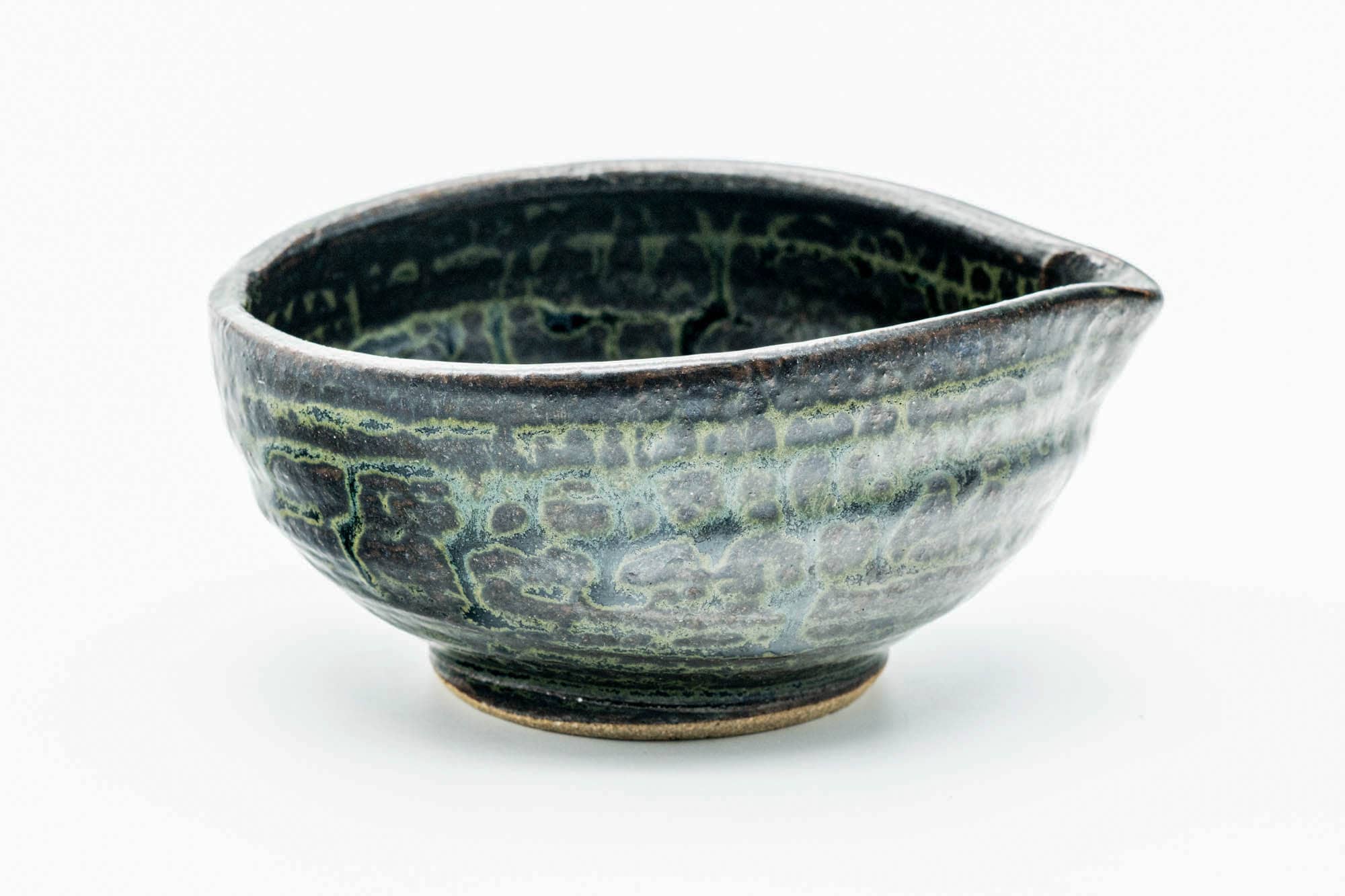Japanese Katakuchi - Metallic Green Glazed Water Cooler - 200ml