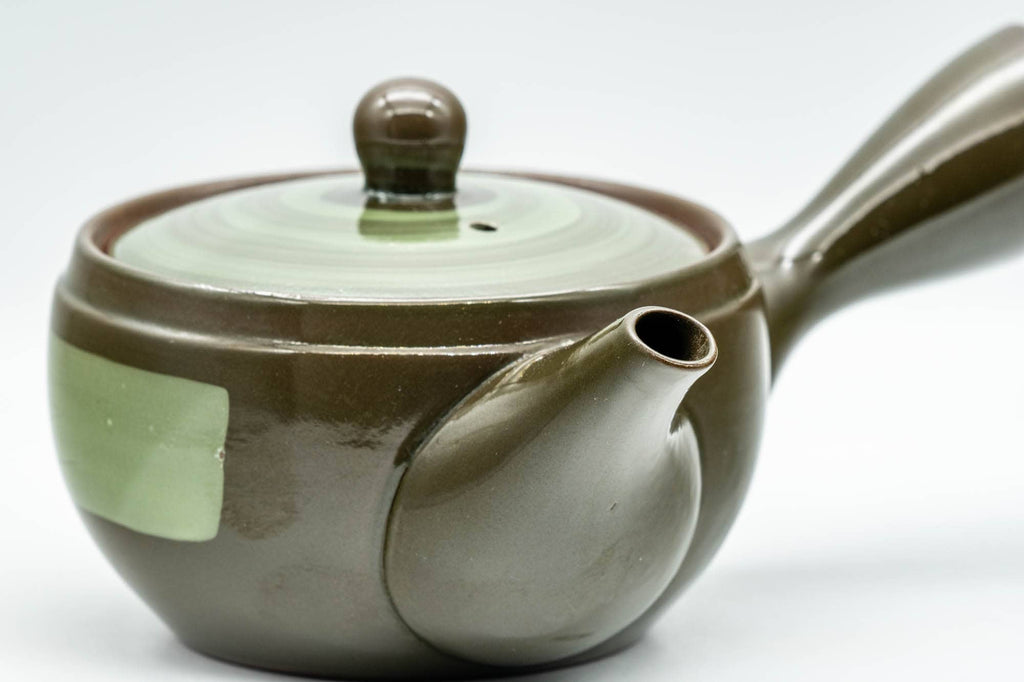 Japanese Kyusu - Green Hakeme Mesh Teapot - 250ml