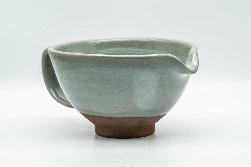 Japanese Yuzamashi - Celadon Glazed Arita-yaki Ushirode Pouring Water Cooler - 300ml