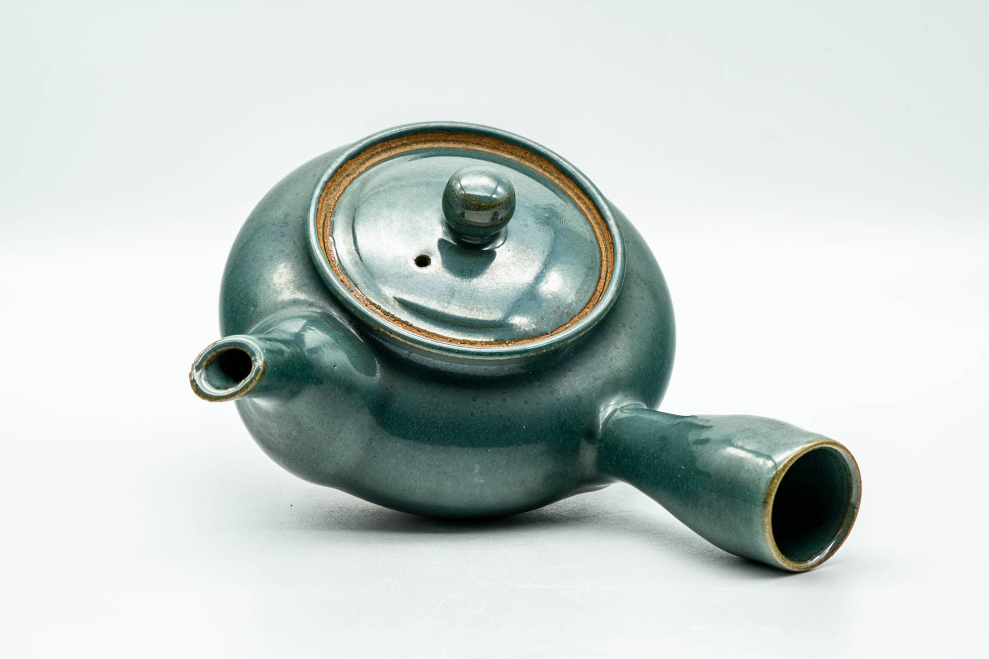 Japanese Kyusu - Green Glazed Agano-yaki Do-ake Teapot - 300ml