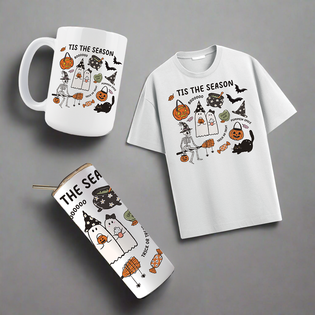 Multi Product Use - Digital Sublimation Designs - Halloween 2025