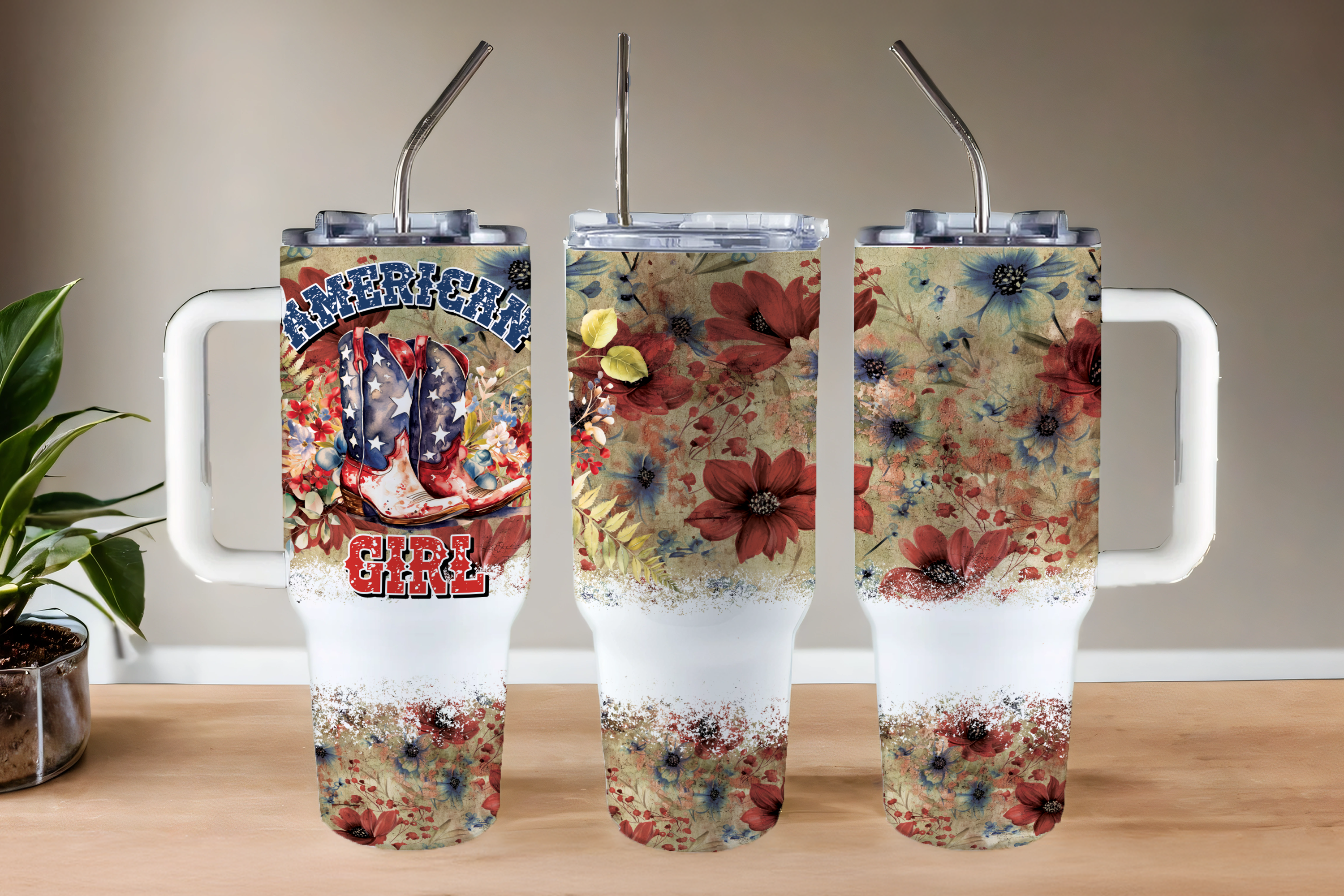 Digital Sublimation Designs - Fourth of July Tumbler Wraps