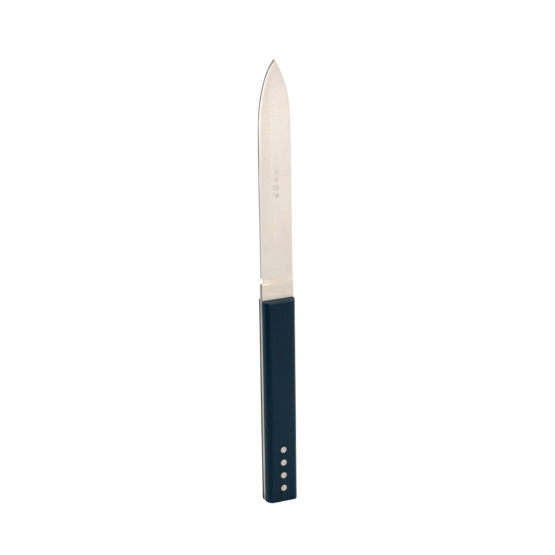 Brushed Silver Steak Knives - 6pc