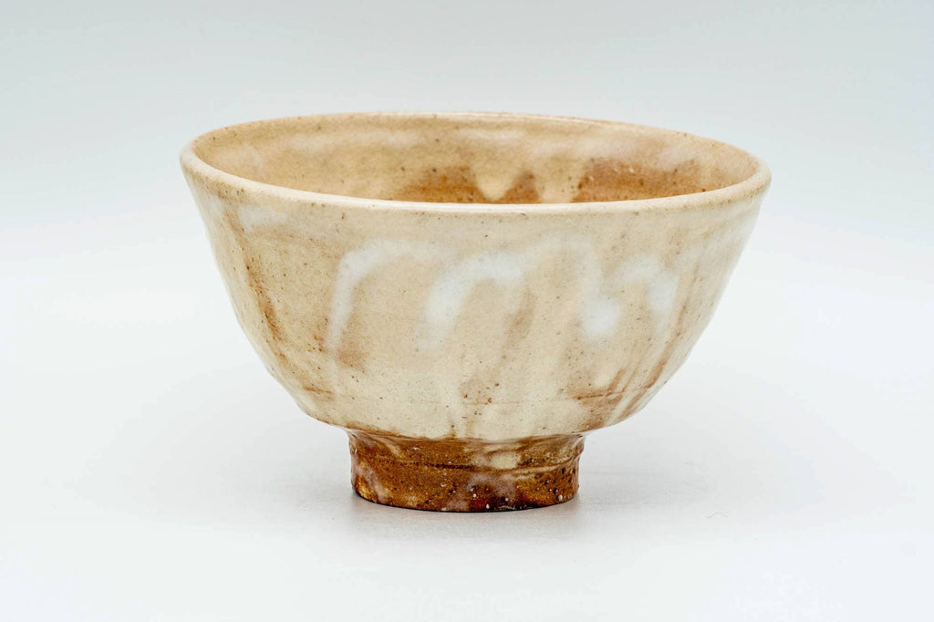 Japanese Matcha Bowl - 廣瀬淡雅 Tamasa Hirose - Beige Ido-gata Hagi-yaki Chawan - 300ml