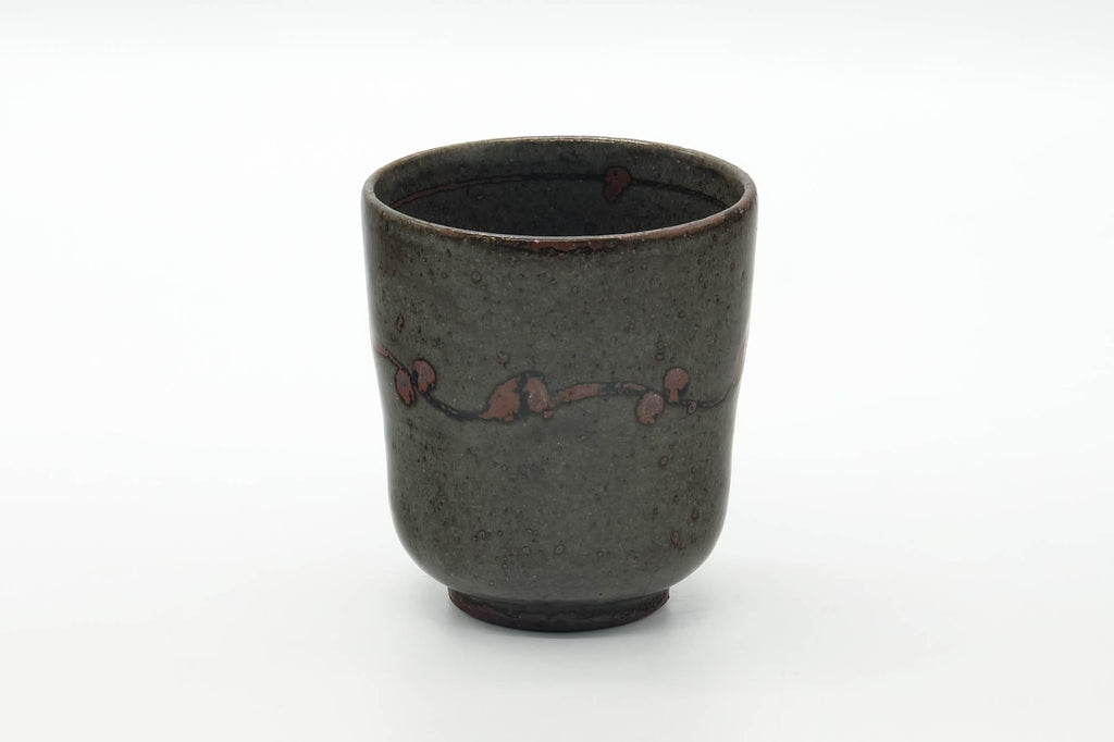 Japanese Teacup - Deep Green Wabi Yunomi - 215ml