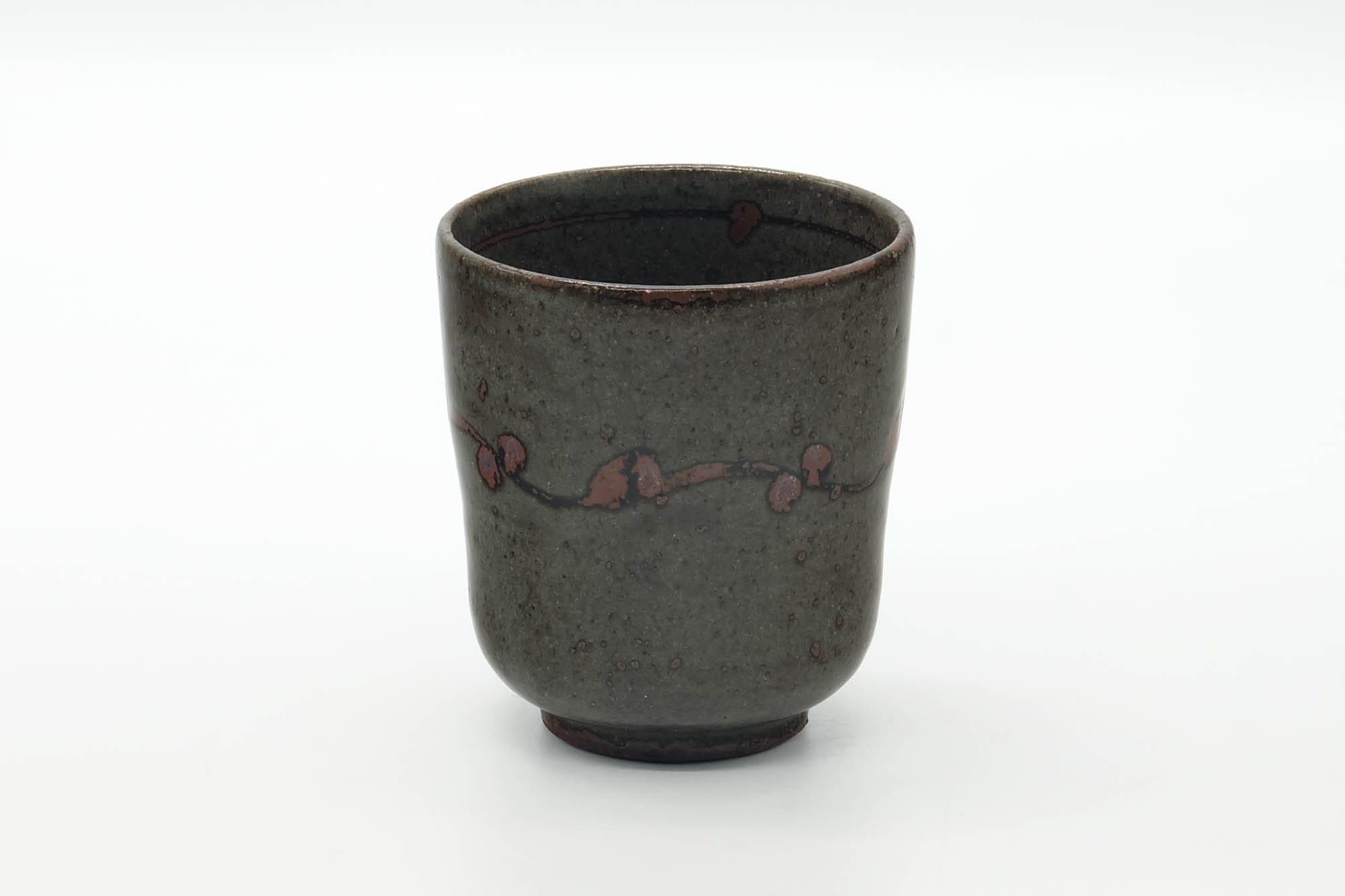 Japanese Teacup - Deep Green Wabi Yunomi - 215ml