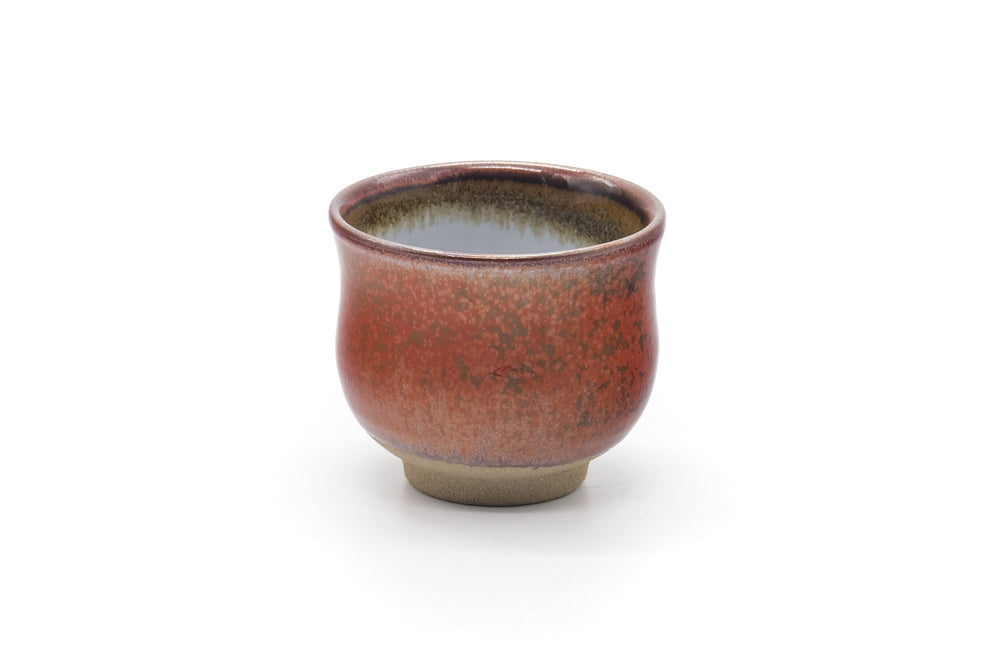Japanese Teacup - Red Speckled Fish Yunomi - 160ml