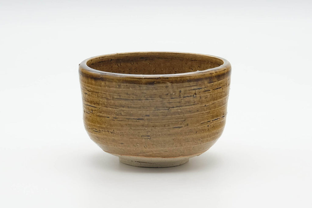 Japanese Matcha Bowl - Yellow Ki-seto Ash Glazed Seto-yaki Chawan - 300ml