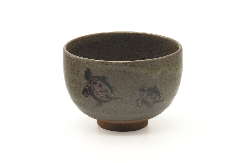 Japanese Matcha Bowl - Sage Green Sea Turtle Chawan - 600ml