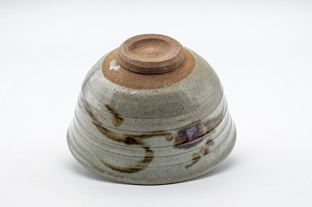 Japanese Matcha Bowl - Abstract Floral Karatsu-yaki Chawan - 300ml