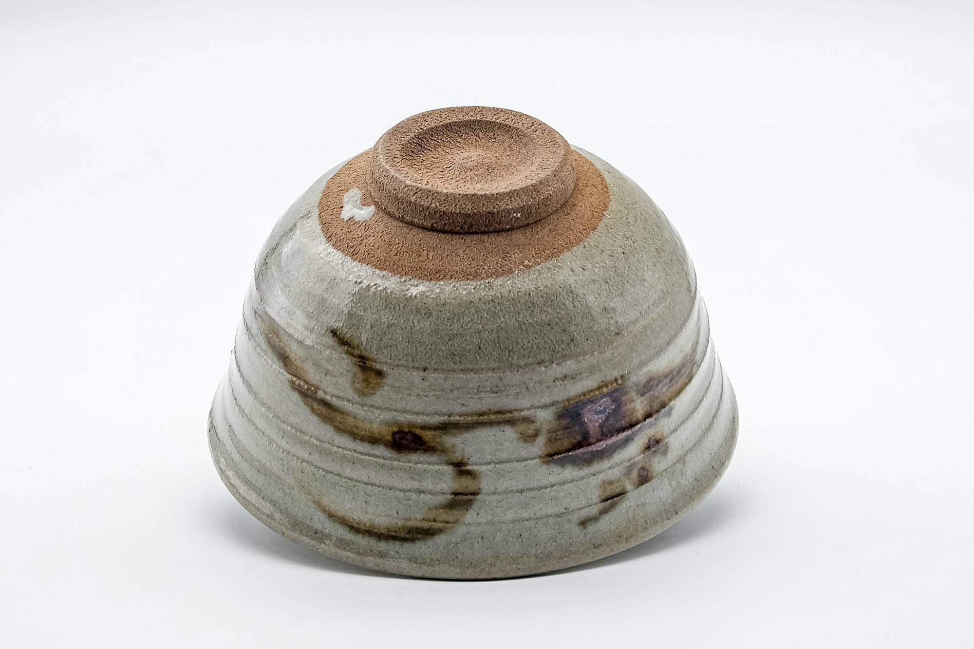 Japanese Matcha Bowl - Abstract Floral Karatsu-yaki Chawan - 300ml