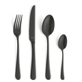 Amefa Austin Black 24pc Cutlery Set