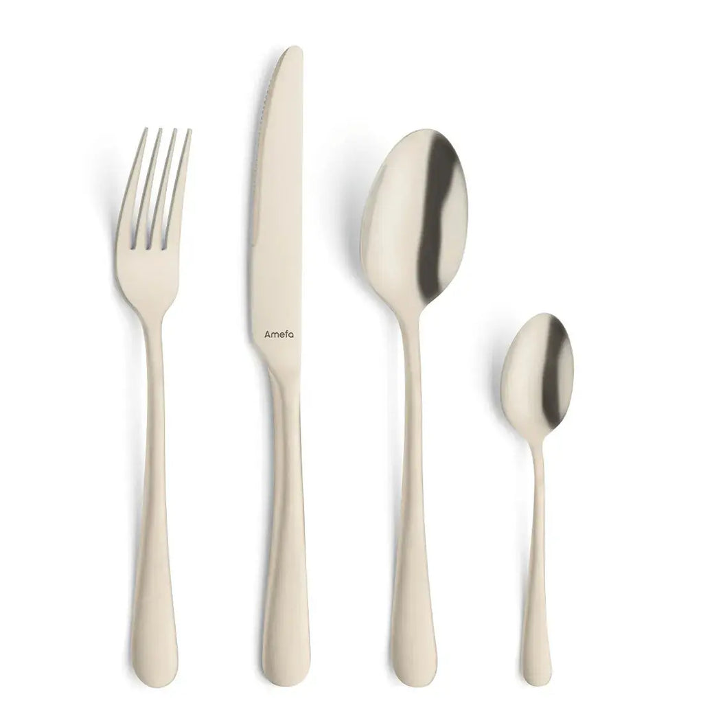 Amefa Austin Black 24pc Cutlery Set