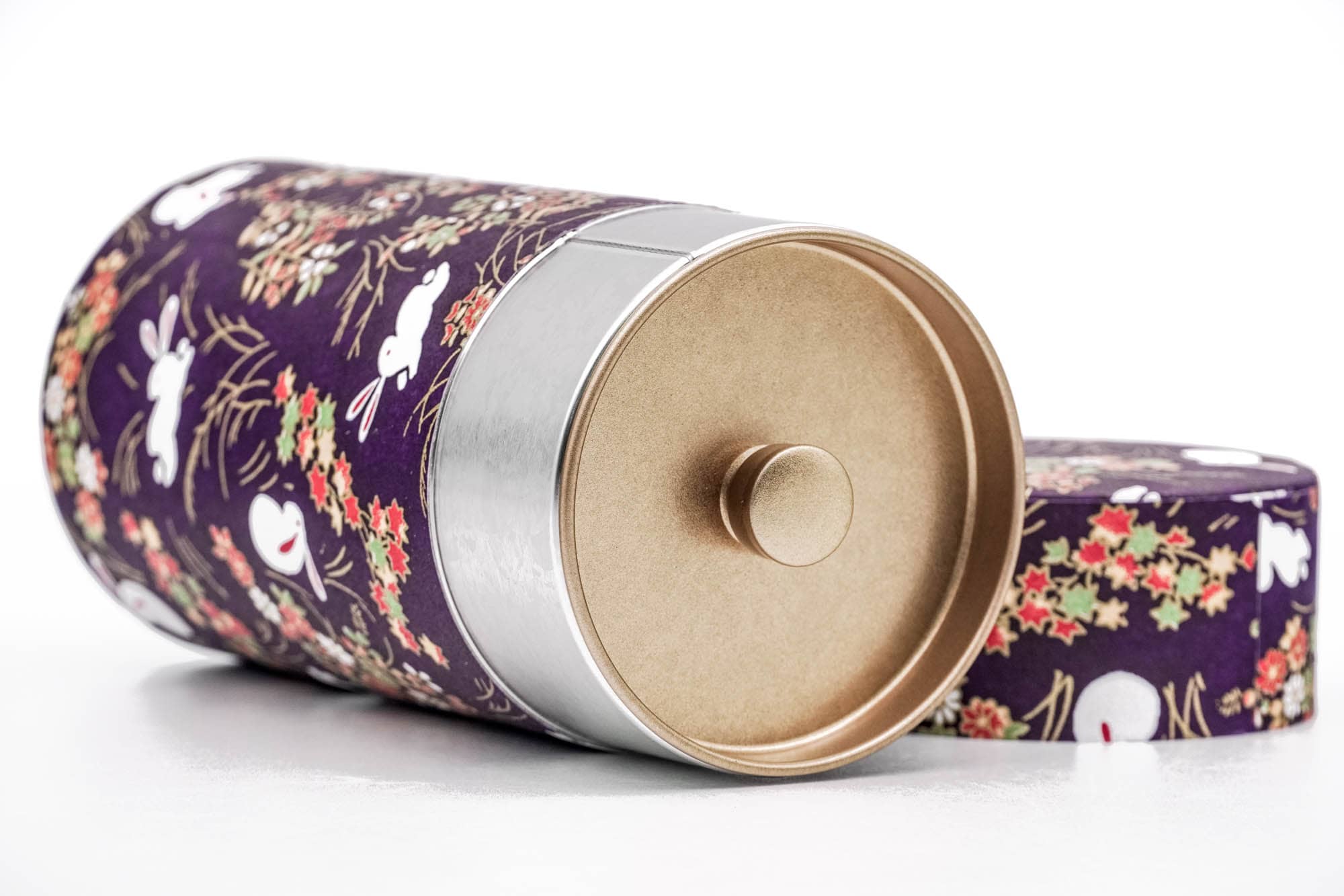 Purple Rabbit Washi Tea Canister - 200g