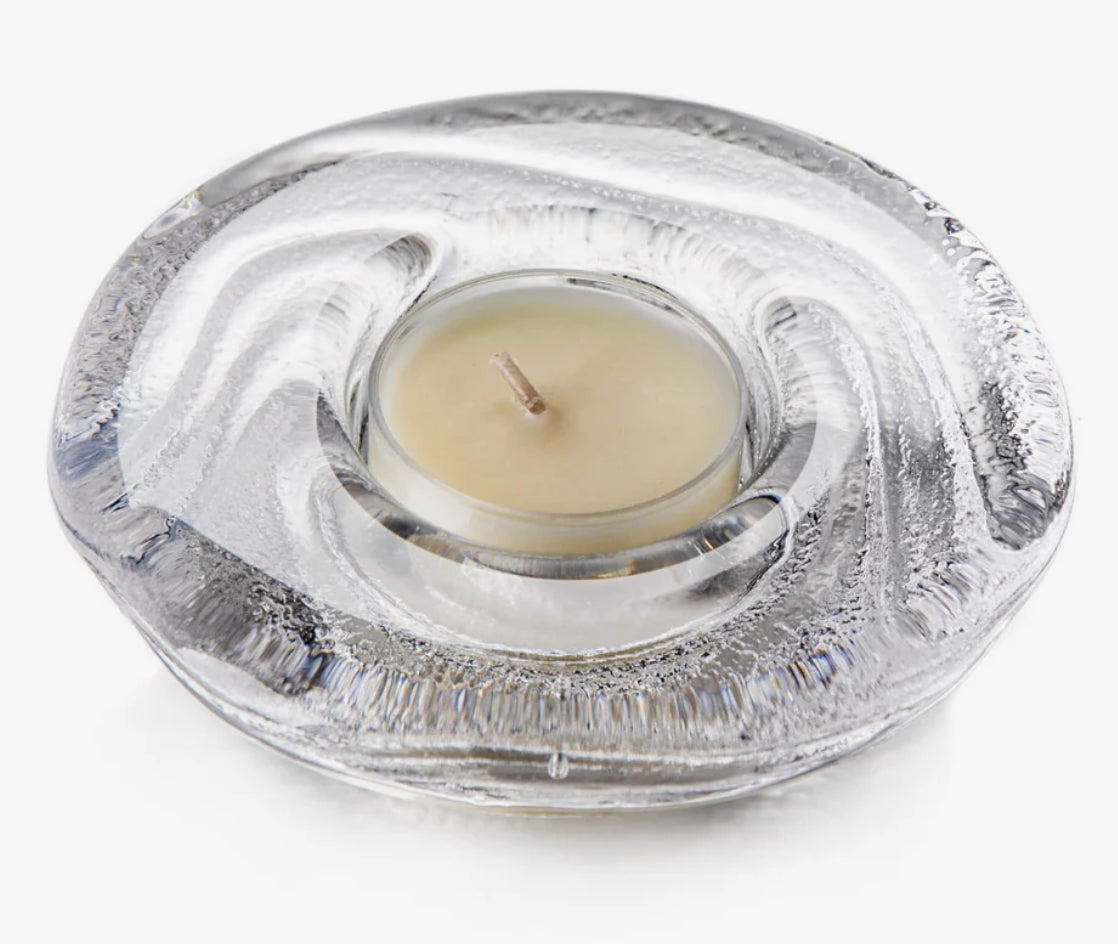 Simon Pearce Thetford Tealight in Gift Box