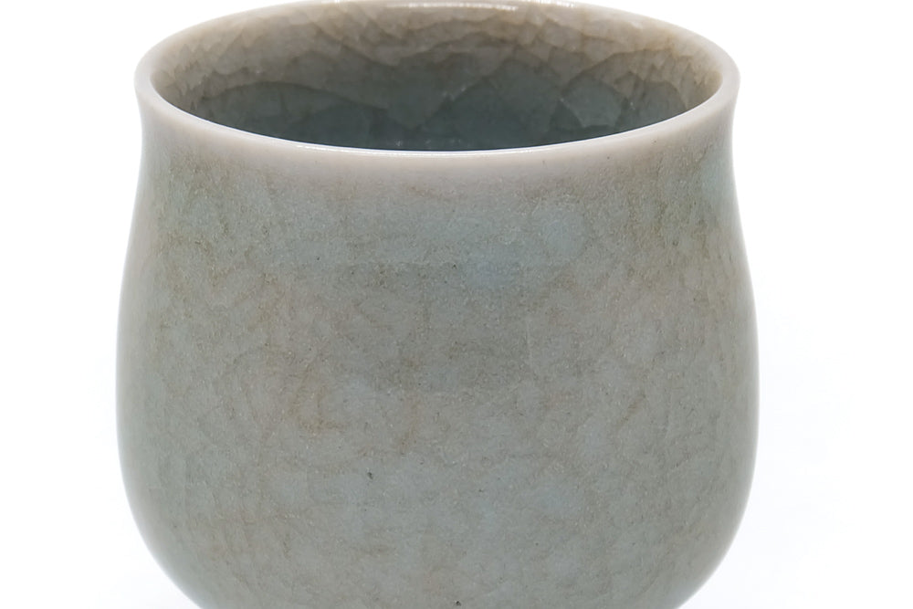 Japanese Teacup - Grey Celadon Yunomi - 55ml