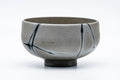 Japanese Matcha Bowl - Grey Hidasuki Bizen-yaki Chawan 木村興楽園 - Kimura Tourakuen - 150ml