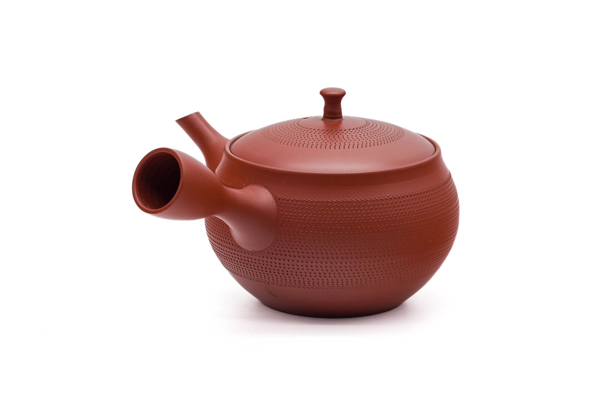 Dotted Red Shudei Tokoname Teapot - 270ml
