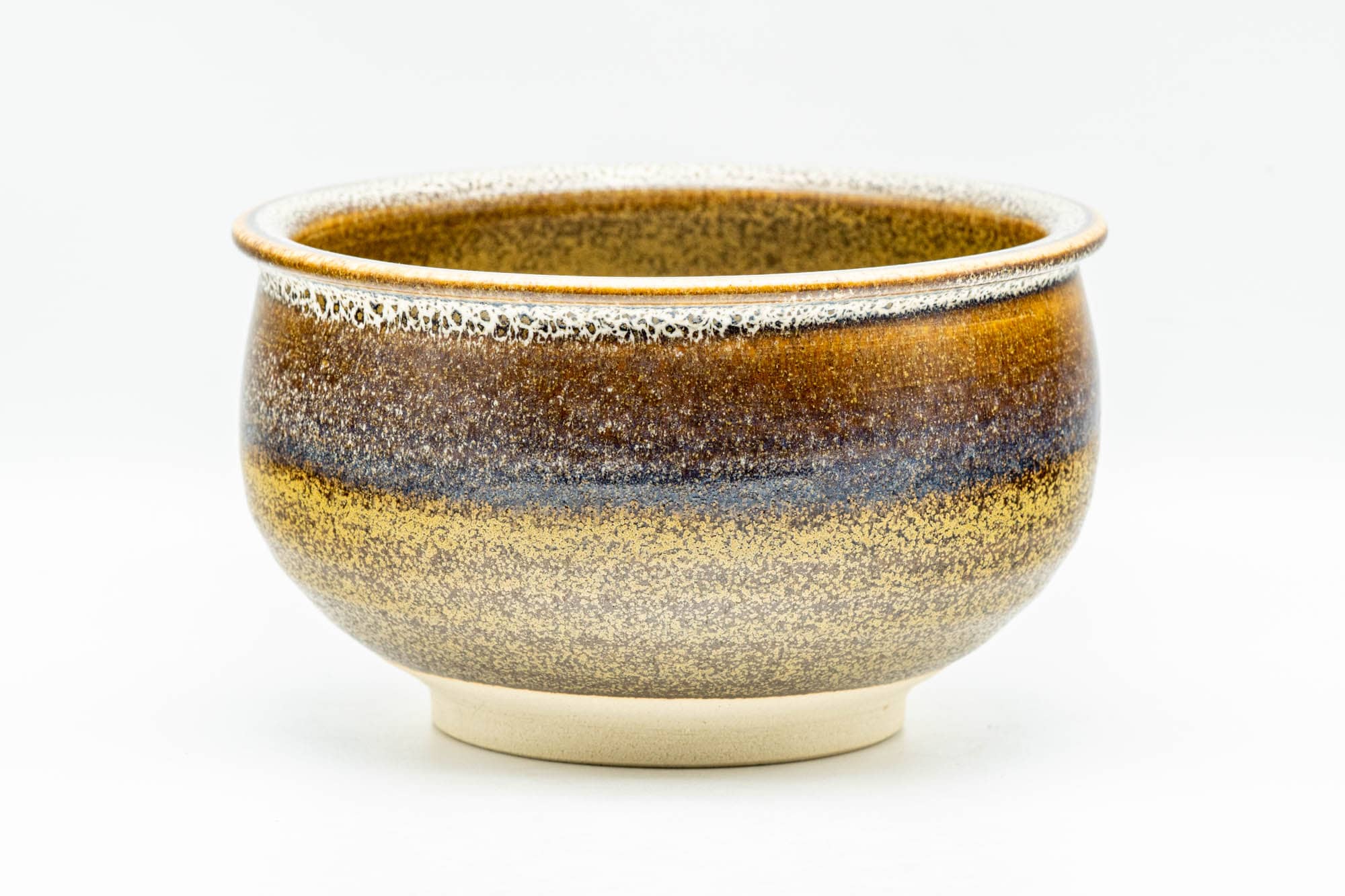 Japanese Kensui - Yellow Speckle Glazed Water Bowl - 450ml