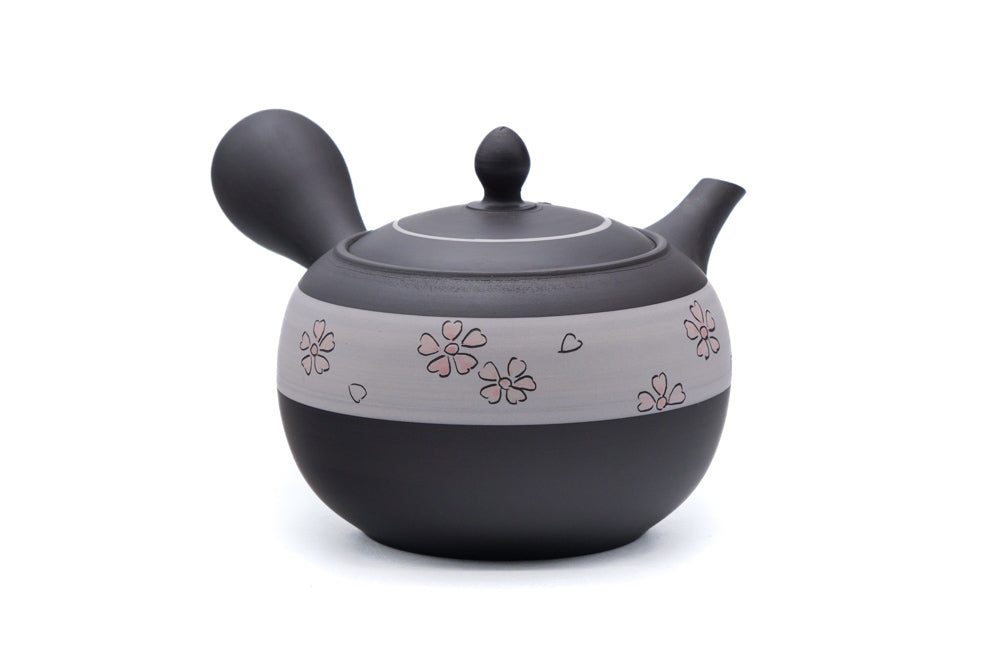 Large Sakura Tokoname Mesh Strainer Teapot - 540ml