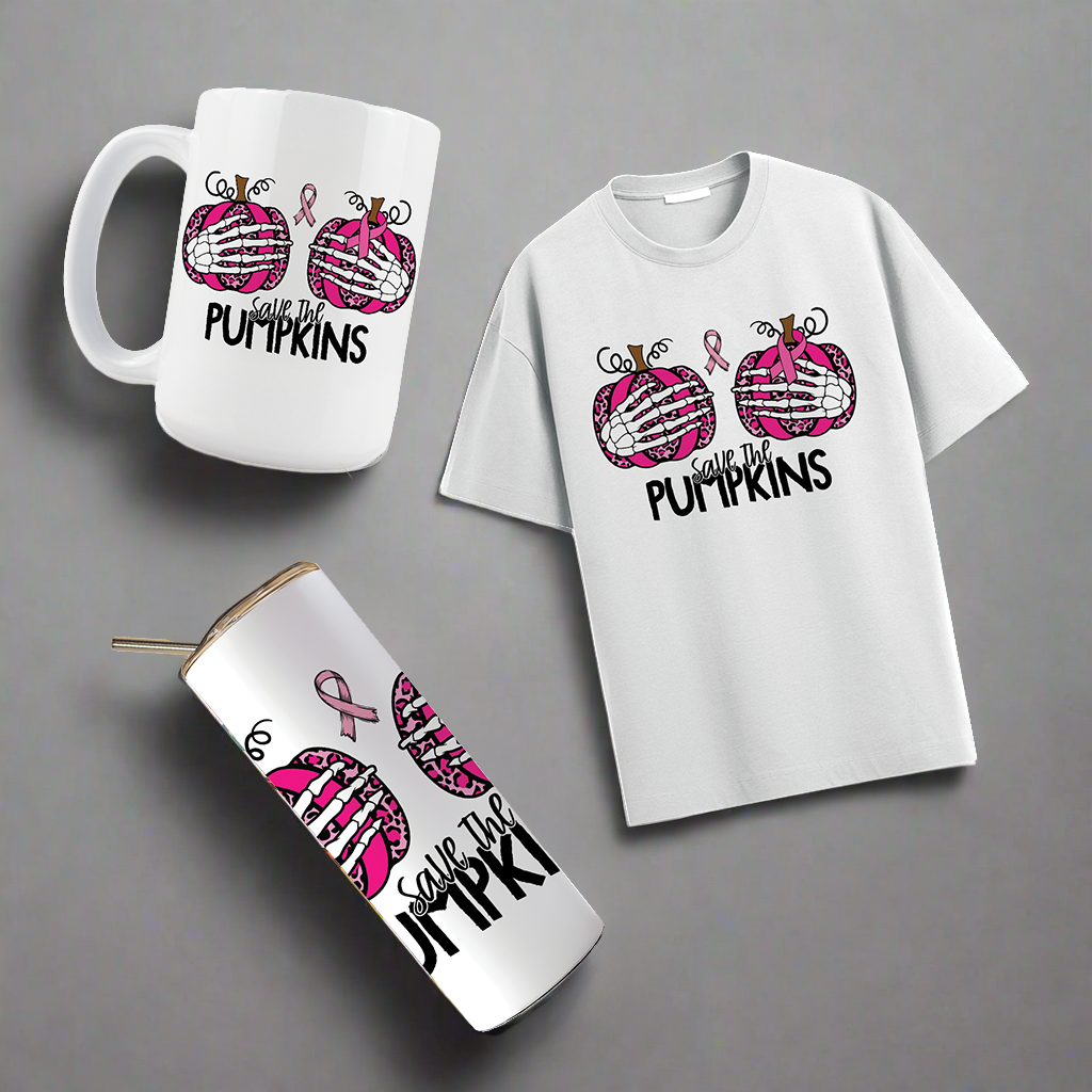 Multi Product Use - Digital Sublimation Designs - Breast Cancer Awareness