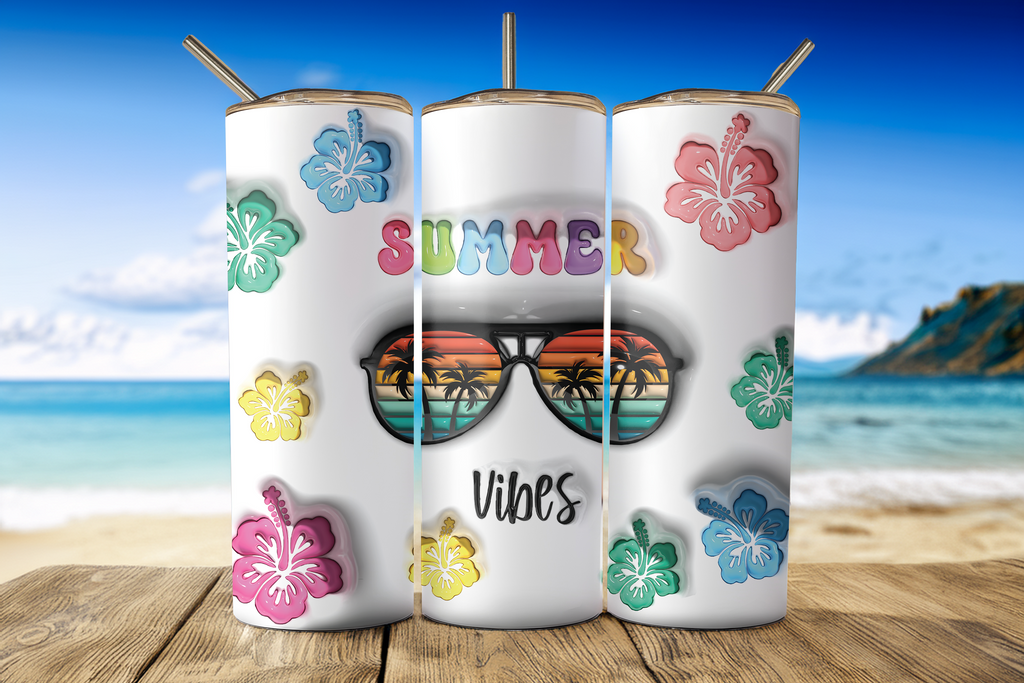 Digital Sublimation Designs - Summer Tumbler Wraps