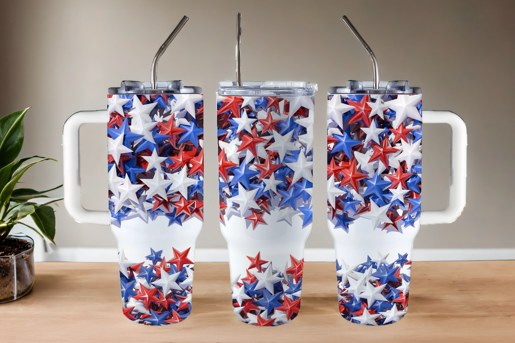 Digital Sublimation Designs - Fourth of July Tumbler Wraps