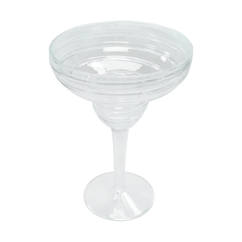Clear Spiral Margarita Plastic Goblets (14 oz )