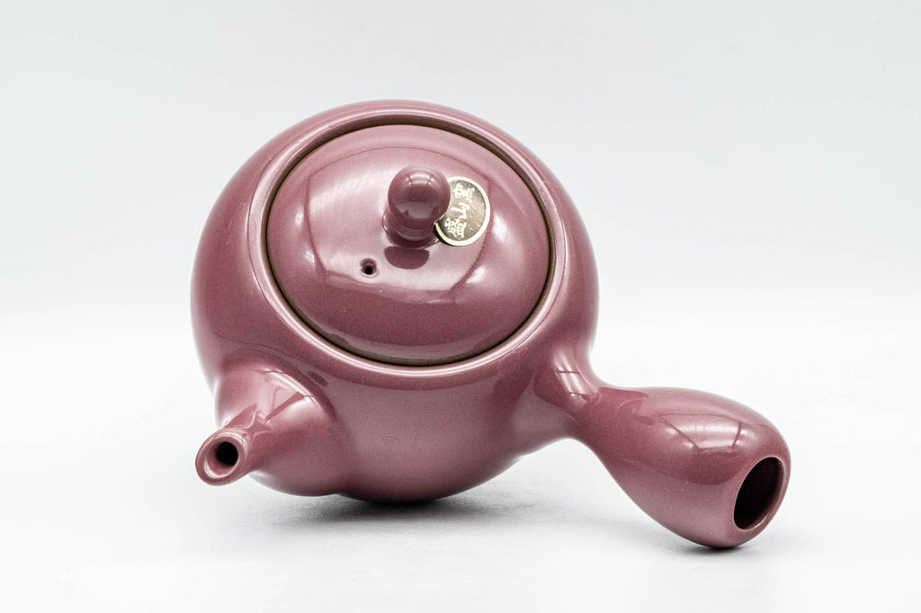 Japanese Kyusu - Magenta Teapot with Fine Mesh Strainer - 325ml
