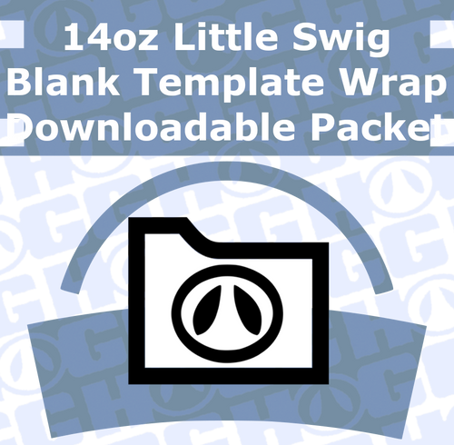 14oz Little Swig Wrap Template