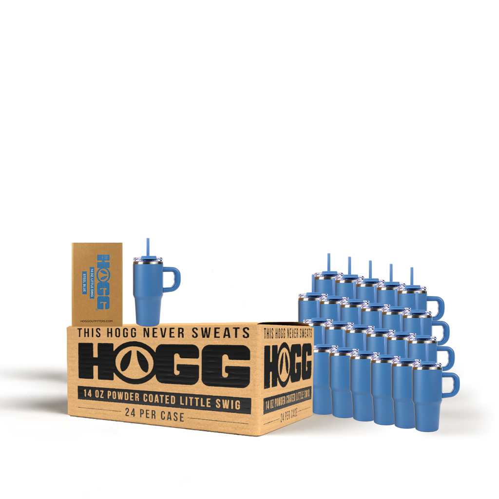 14oz Powder Coated Little Swig Tumbler Case (24 Units)