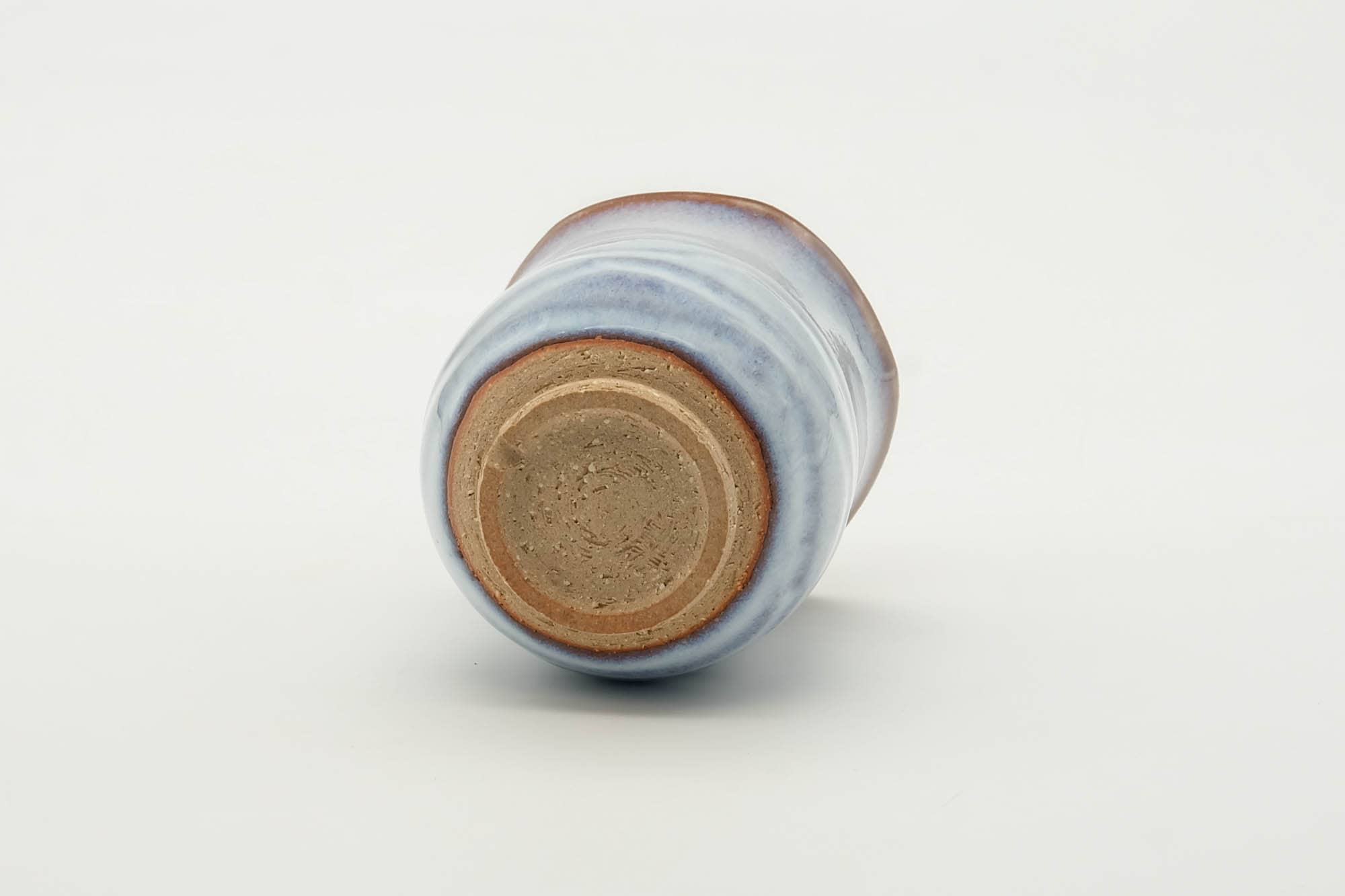 Japanese Teacup - Milky White Glazed Hagi-yaki Tulip Yunomi - 140ml
