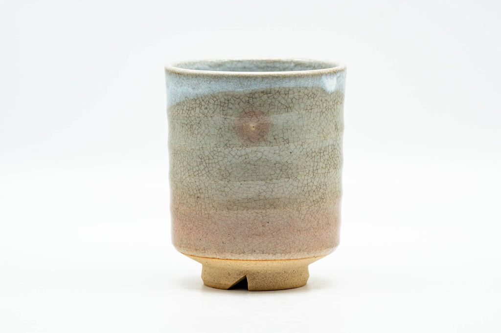 Japanese Teacup - Beige Gohonte Weathered Hagi-yaki Yunomi - 150ml