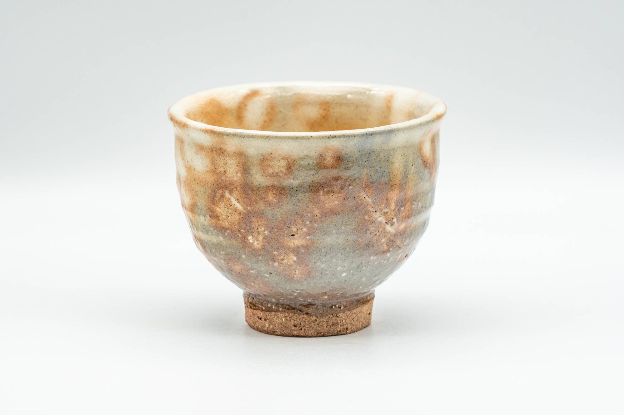 Japanese Teacup - Beige Pink Gohonte Hagi-yaki Yunomi - 150ml