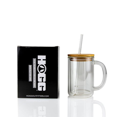 15oz Sublimatable Glitter Globe Glass Coffee Mug Case (25 Units)