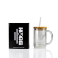 15oz Sublimatable Glitter Globe Glass Coffee Mug