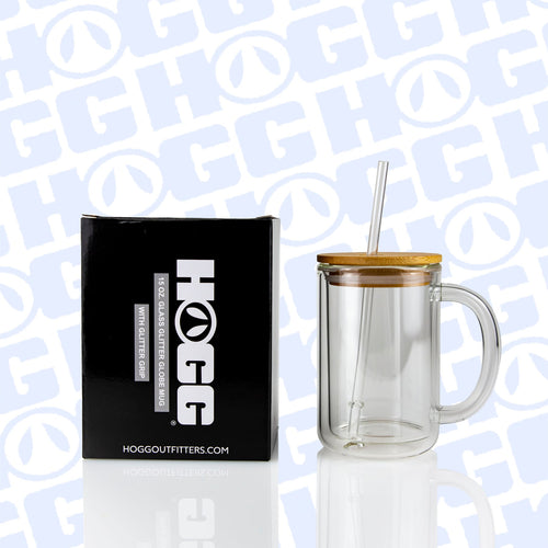 15oz Sublimatable Glitter Globe Glass Coffee Mug