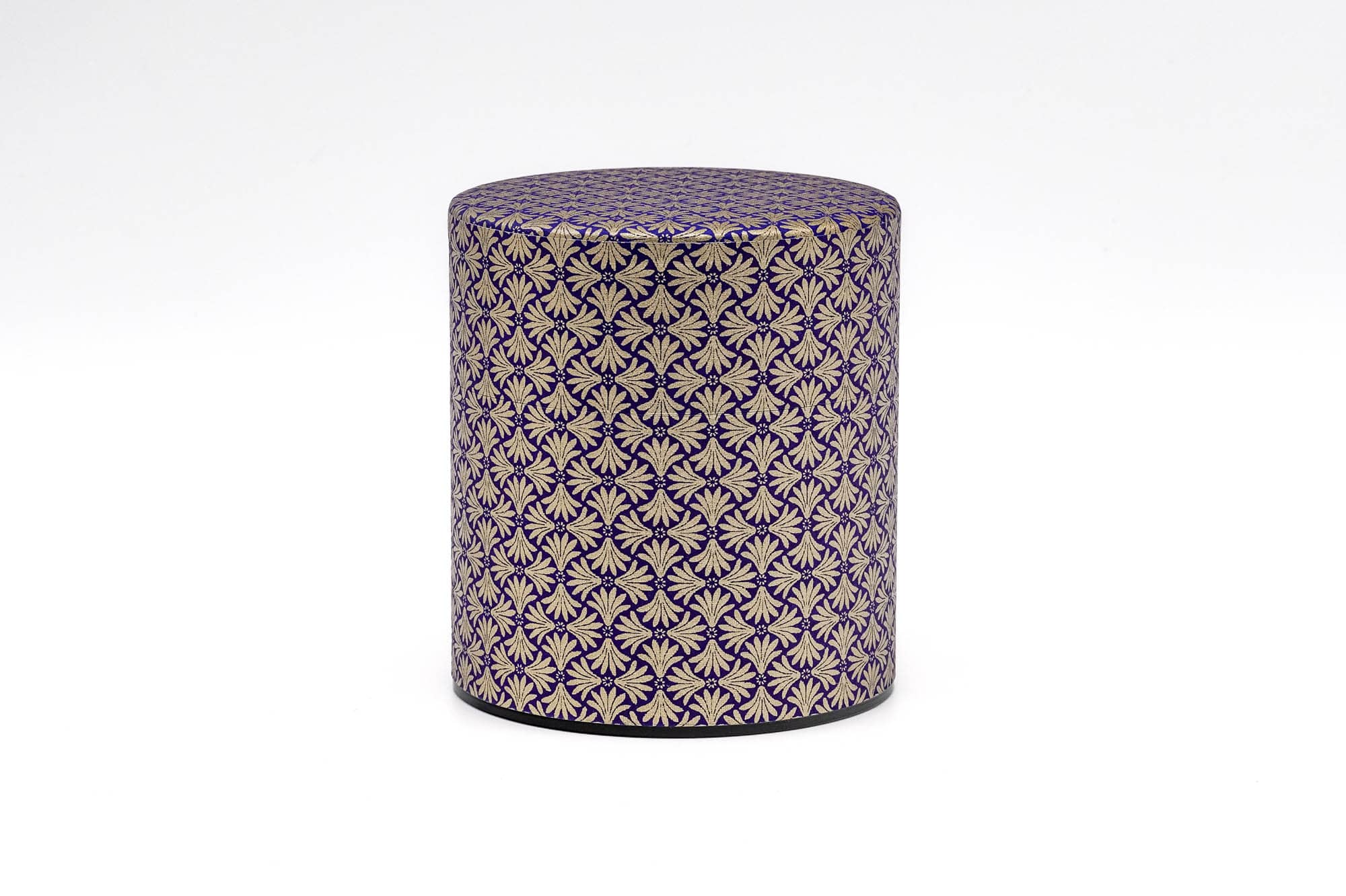 Blue Gold Tessellation Washi Tea Canister - 150g