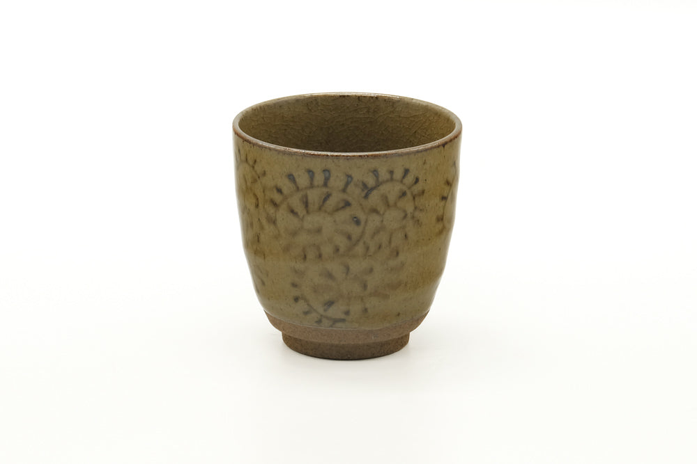 Japanese Teacup - Patterned Swirls Yunomi - 160ml